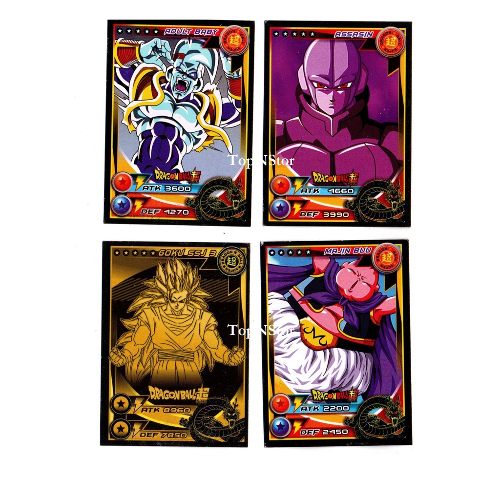Kit Dragon Ball Z 400 Cards =100 Envelope Goku Dbz Dokkan Shopee Brasil