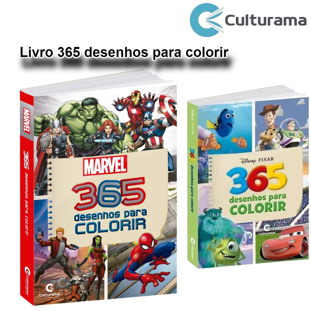 365 Desenhos para Colorir - Marvel