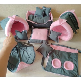 Kit Casinha Fofura coleção Candy Color ou Clean para porquinho da índia