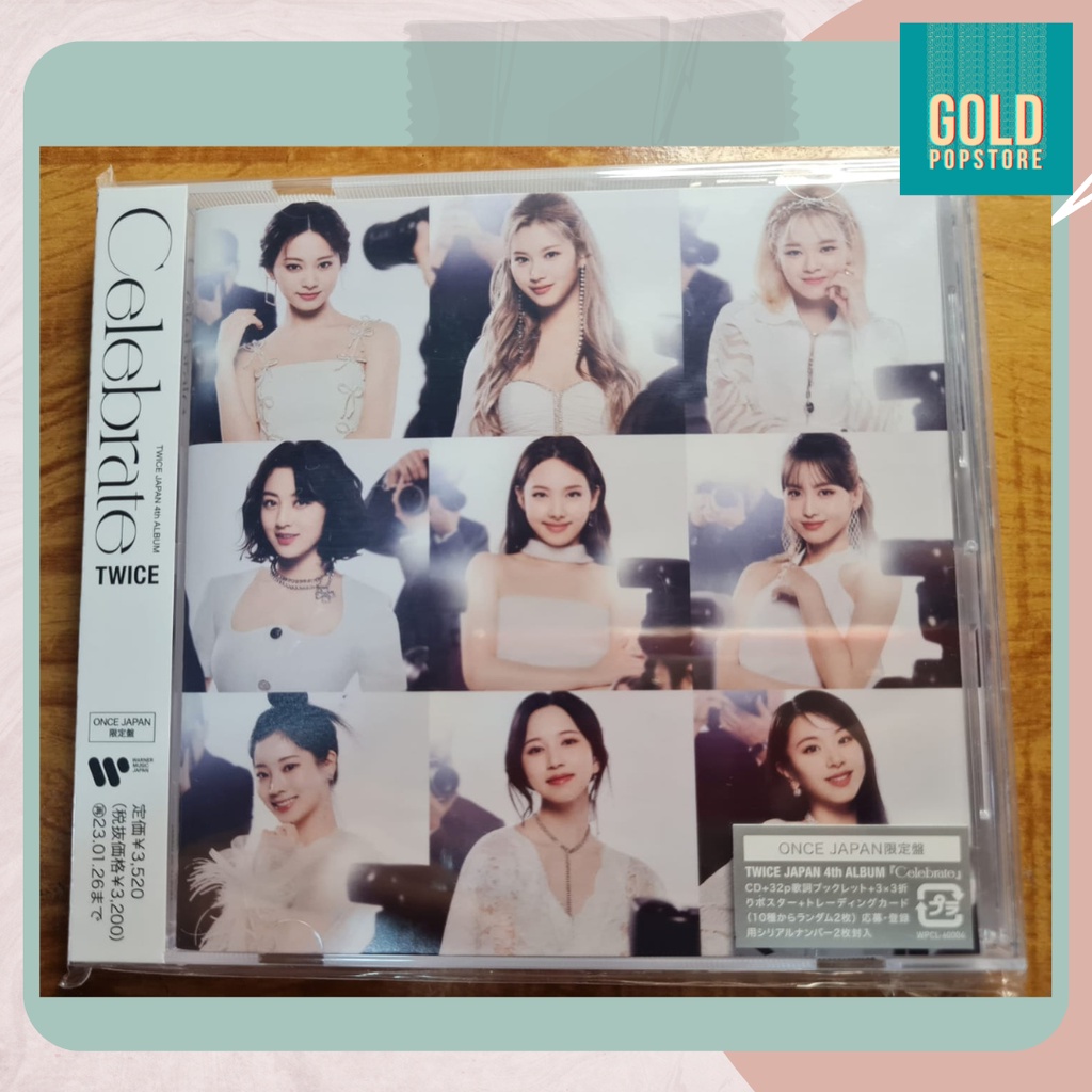 TWICE - Celebrate (Versão Limitada ONCE JAPAN) | Gold Pop Store