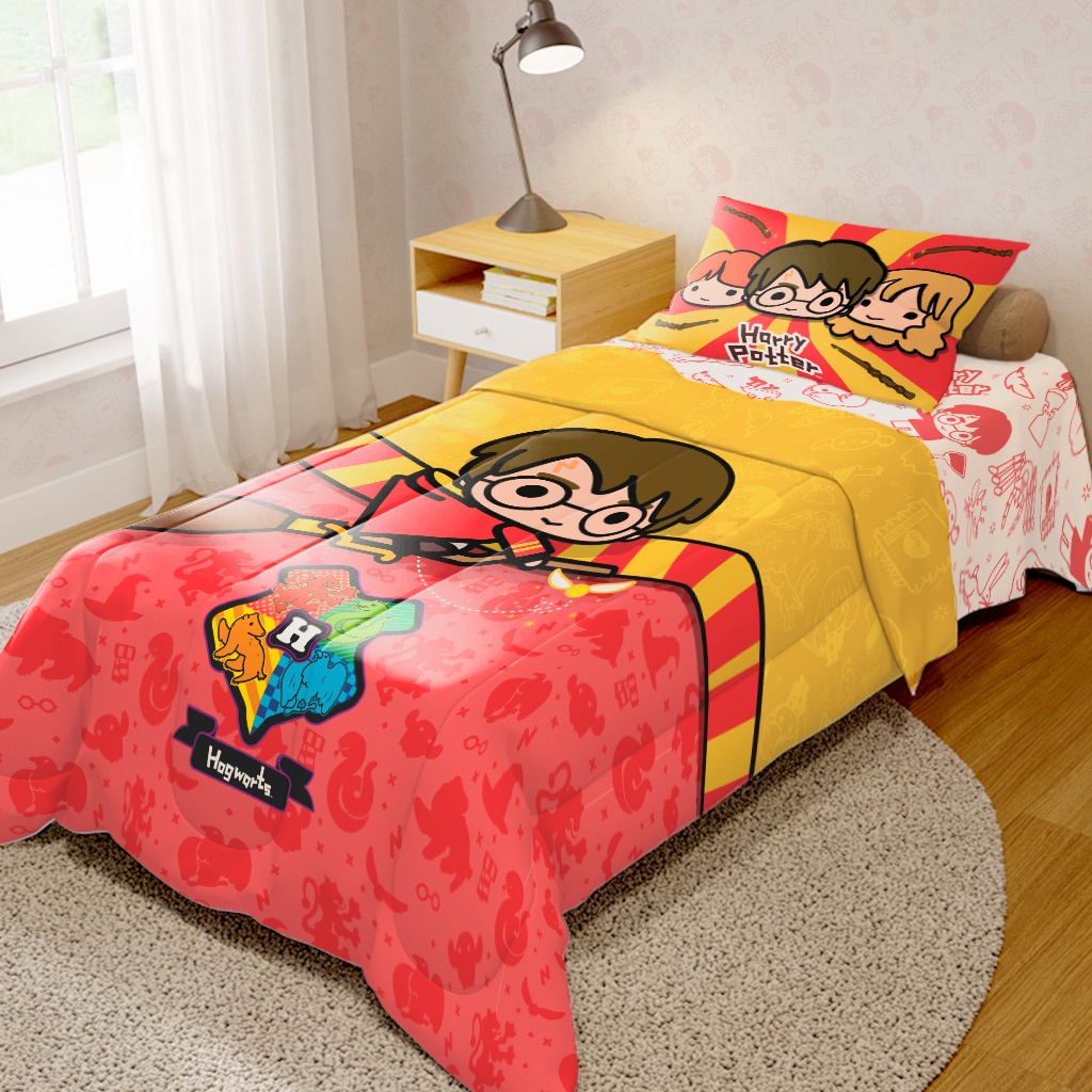 Edredom Infantil Solteiro Harry Potter kids