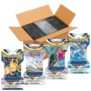 Pokémon- EE12 Tempestade Prateada - Blister Unitário - 24 unidades - Copag