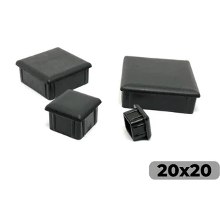 Tampa Plástica Interna 20x20 Para Metalon E Cadeiras 12 unid.