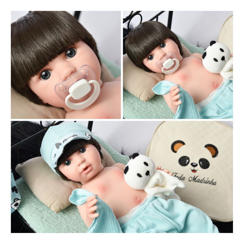 Boneca Bebe Reborn Laura Baby Gabriela - Shiny Toys
