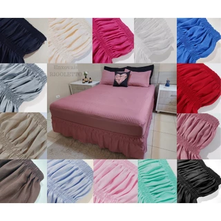 Saia para Cama Box 2 elásticos Rigoletto - Delicada de Alta Qualidade