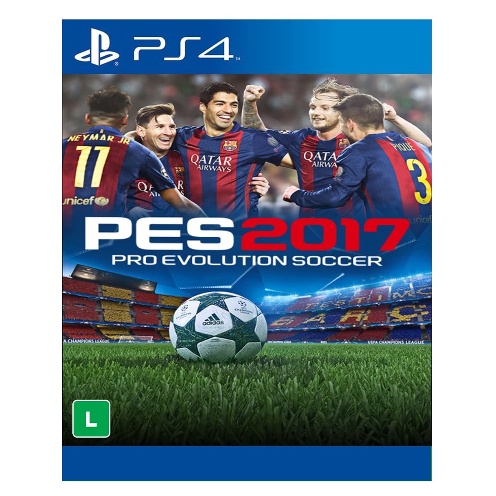 Pro Evolution Soccer 2017 (PES 2017 Super Deluxe Modern Patch) no Playstation  2 