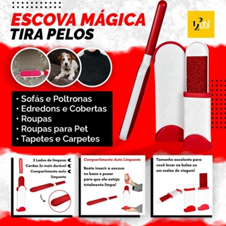 Escova Mágica Tira Pelos - 2pcs