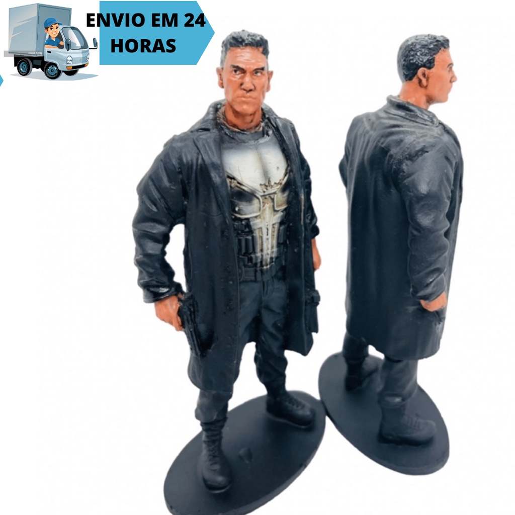 Boneco O Justiceiro Punisher Serie Estatueta Colecionável Estátua de ...