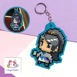 Chaveiro Pocket Sage/Sage de bolso jogo Valorant Hama Perler Beads