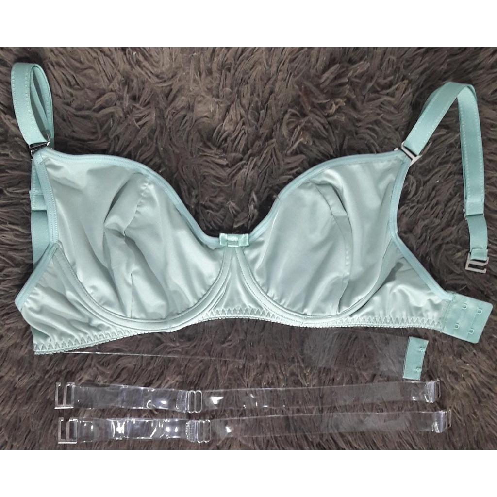 Sutiã Sutien Sutian Plus Size C/Aro ,S/Bojo Costa Nua Alças Removivéis+Alça De Silicone (261)