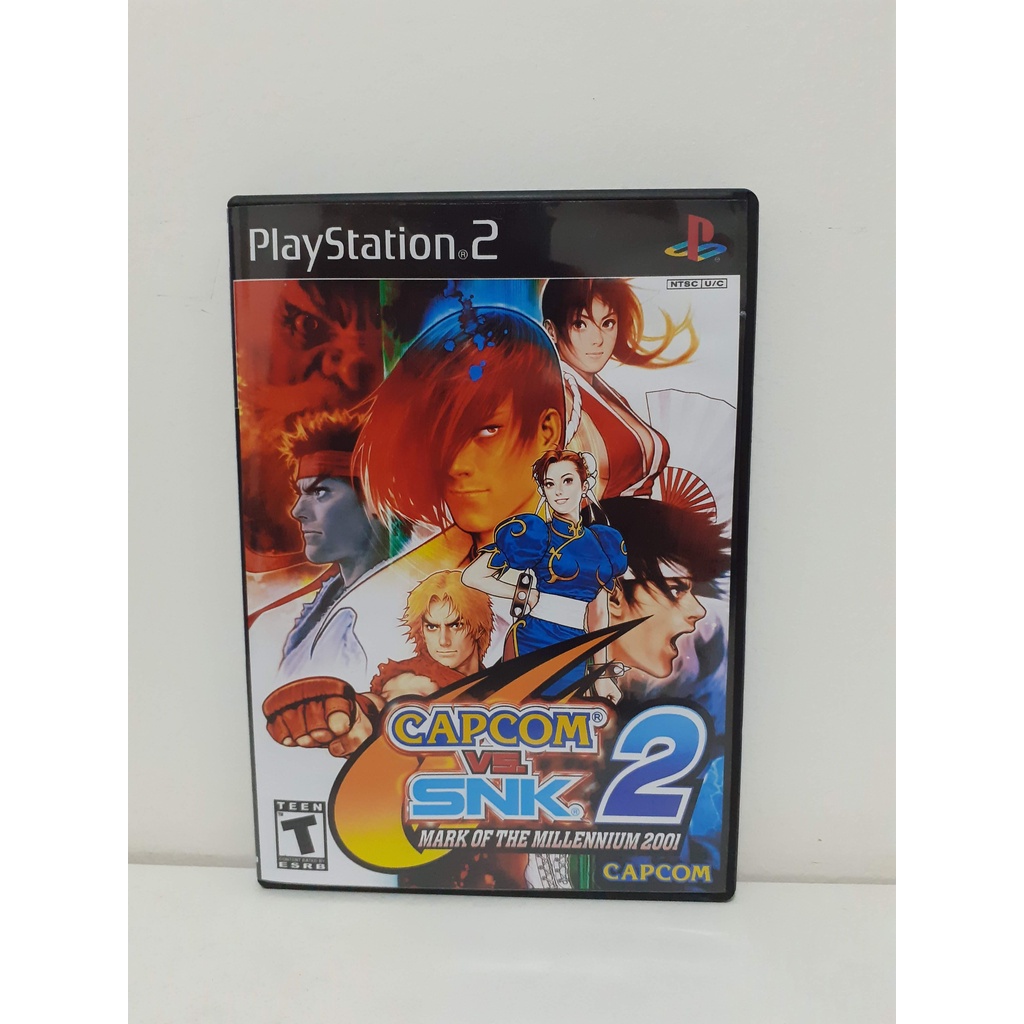 Capcom vs. SNK 2: Mark of the Millennium (PlayStation 2, 2001) on sale PS2 No Manual