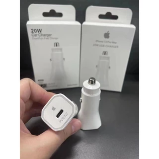 Carregador Veicular de iPhone Turbo 20w Original Apple -Carregador de carro PD Tipo C Turbo X Lightning para iPhones