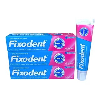 3 unidades Fixodent Original (Grande) 68g
