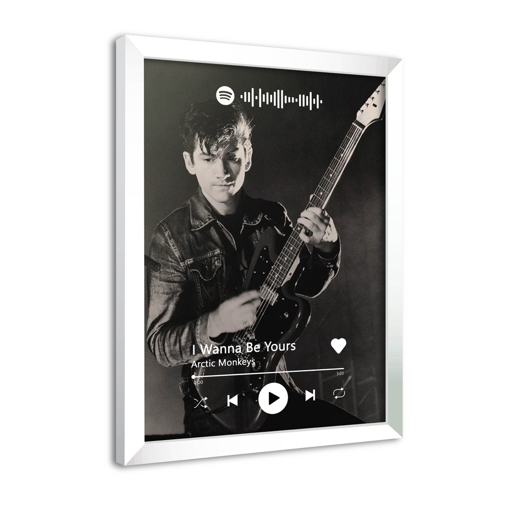 Quadro Decorativo do Spotify Arctic Monkeys - I Wanna Be Yours com