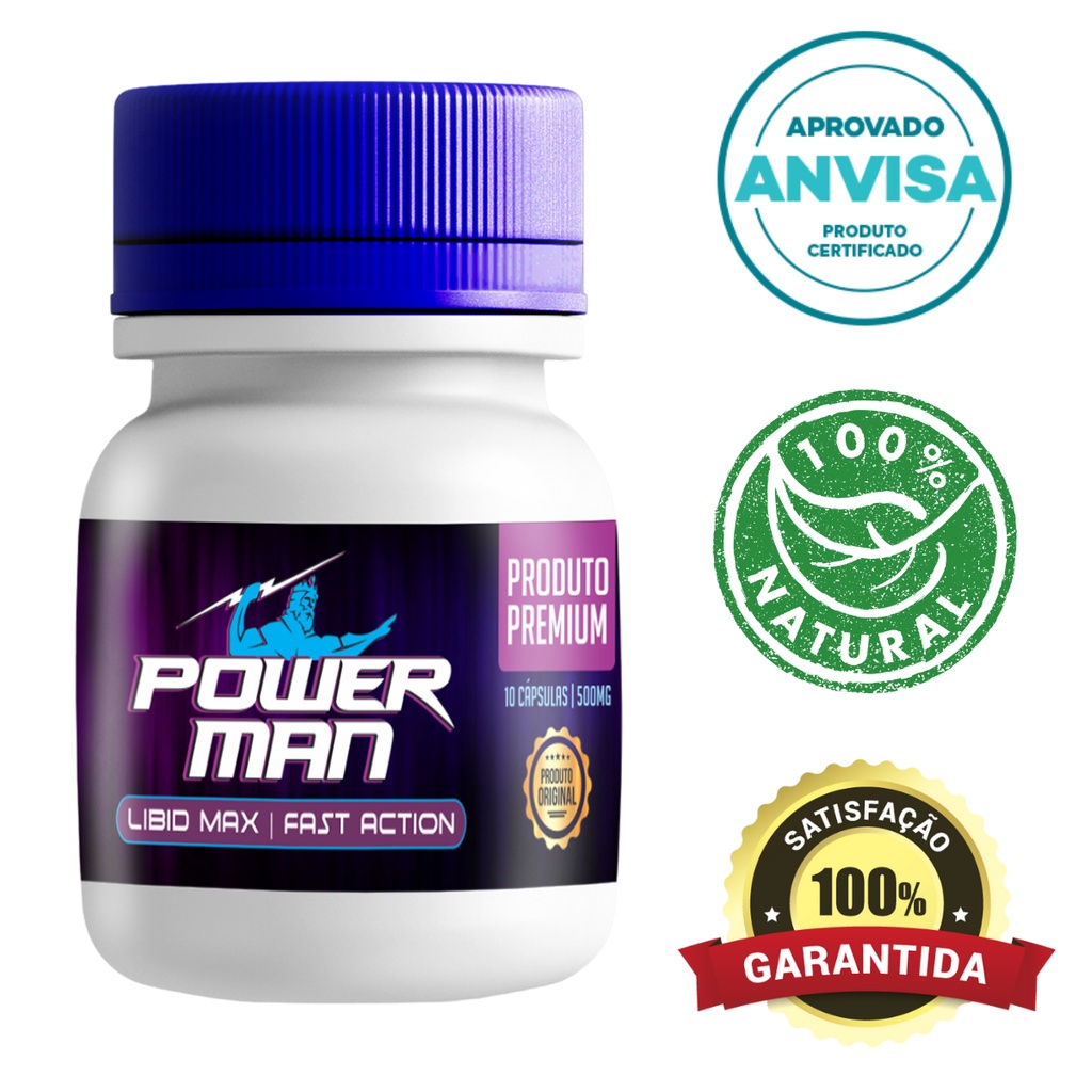 Power Man Premium Ultra Potente Ação Rápida - 10 Cápsulas | Shopee Brasil