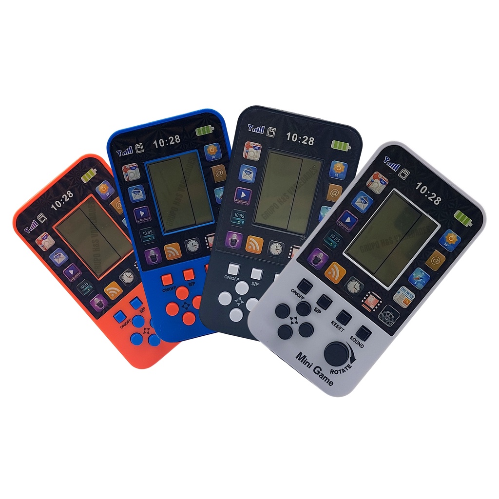 Brinquedo Vídeo Game Console Portátil Brick Game Jogos Super Mini Game Tetris Antigo Clássico Retrô Entretém Adulto Criança