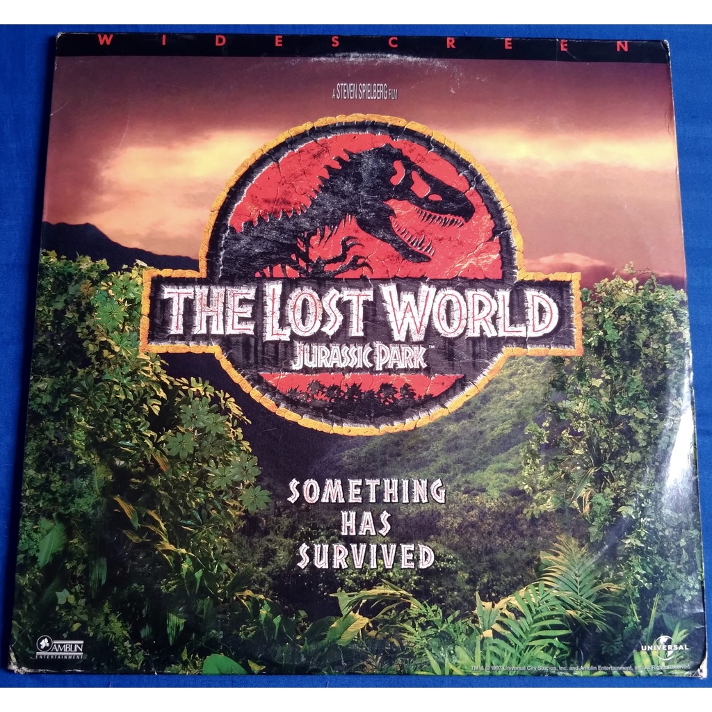 Laser Disc - The Lost World (jurassic Park) Steven Spielberg