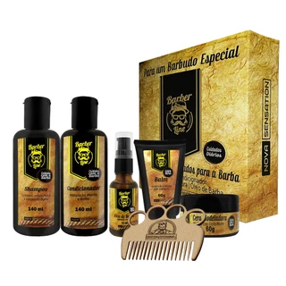 Produtos Para Barba Balm Shampoo Condicionador Óleo Pomada