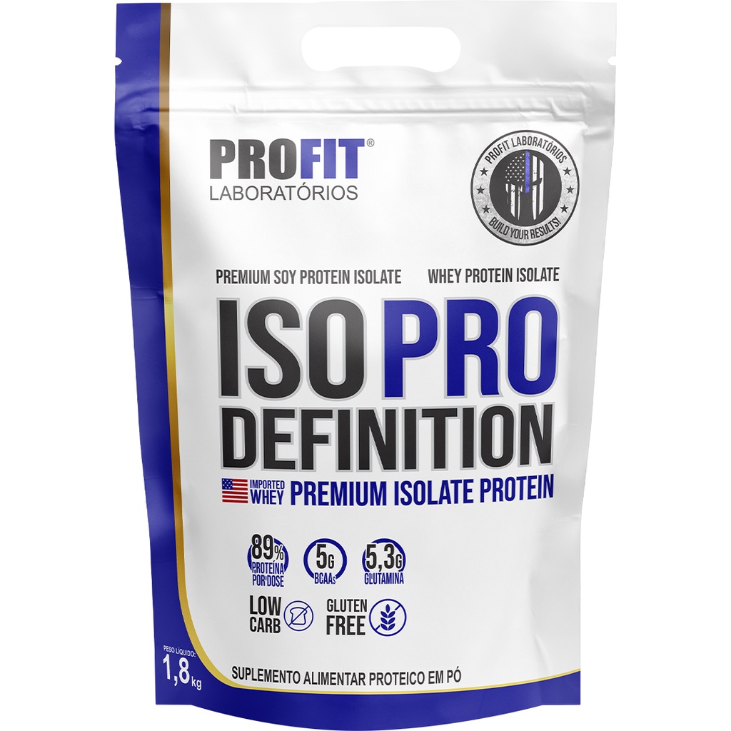 Whey Protein Isolada – Iso Pro Definition – Refil 1,8kg – Profit