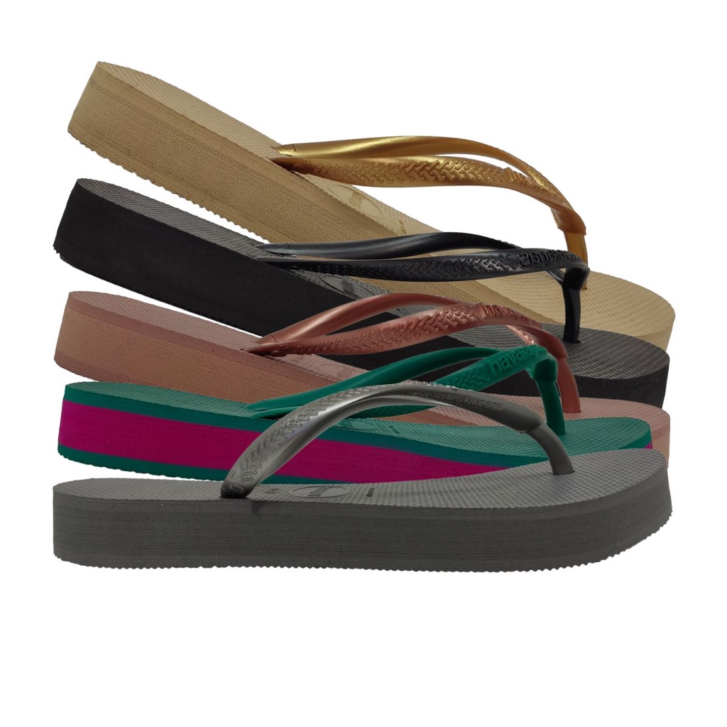 Sandalia havaiana hot sale anabela