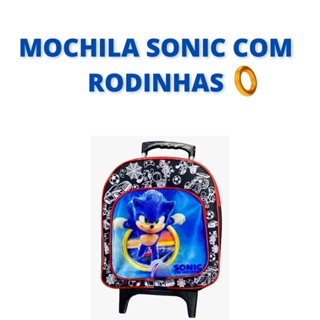 57 Pçs/set Super Sonic 3d Imprimir Mochila Escolar Mochila P