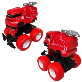Mini Carrinho De Fricção Bombeiro 4x4 Big Foot Caminhão