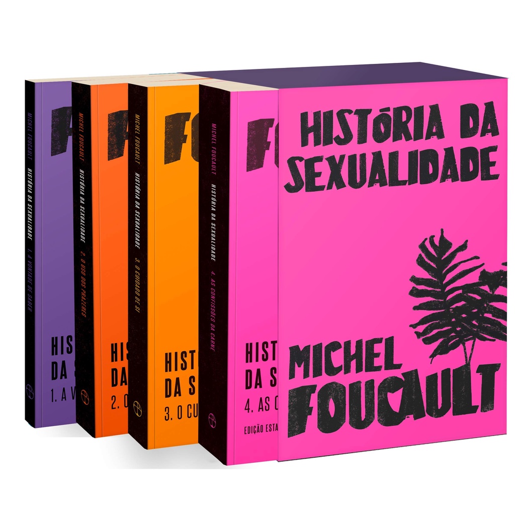 Box História Da Sexualidade - Autor: Michel Foucault | Shopee Brasil