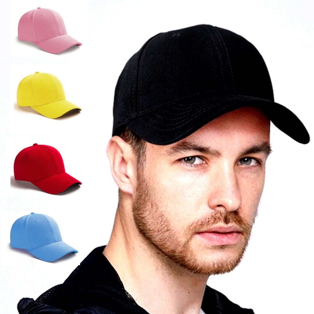 Boné Liso Adulto Unissex Linha Premiu Varias Cores ABA CURVA | Shopee ...