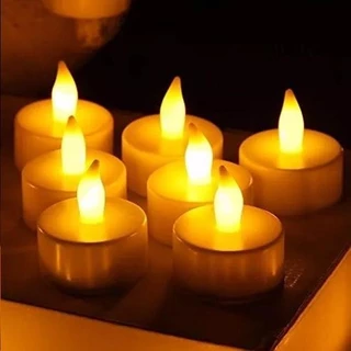Kit 24 Velas Eletrônicas Led Amarelas Lindas Decorativas, Festa, Casamento, Decoração