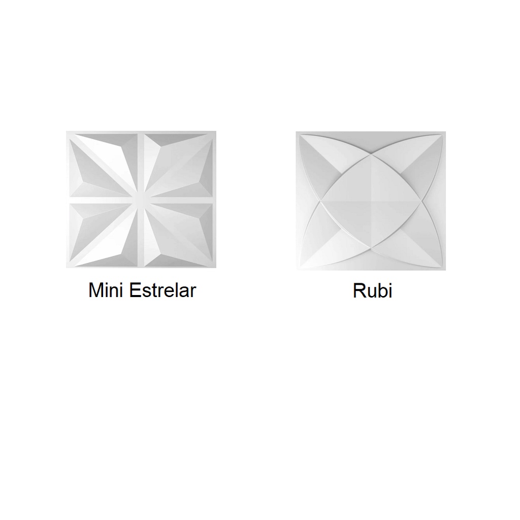 Molde 3d Para Gesso Modelo Sortido 29 x 29cm