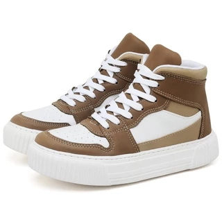 Tenis Sneaker Dubuy Feminino Plataforma Broz 030FG Capuccino