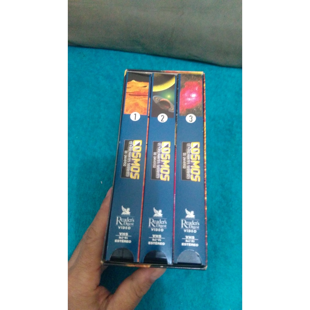 KIT FITA VHS : COSMOS OS FASCINANTES SEGREDOS DO UNVERSO