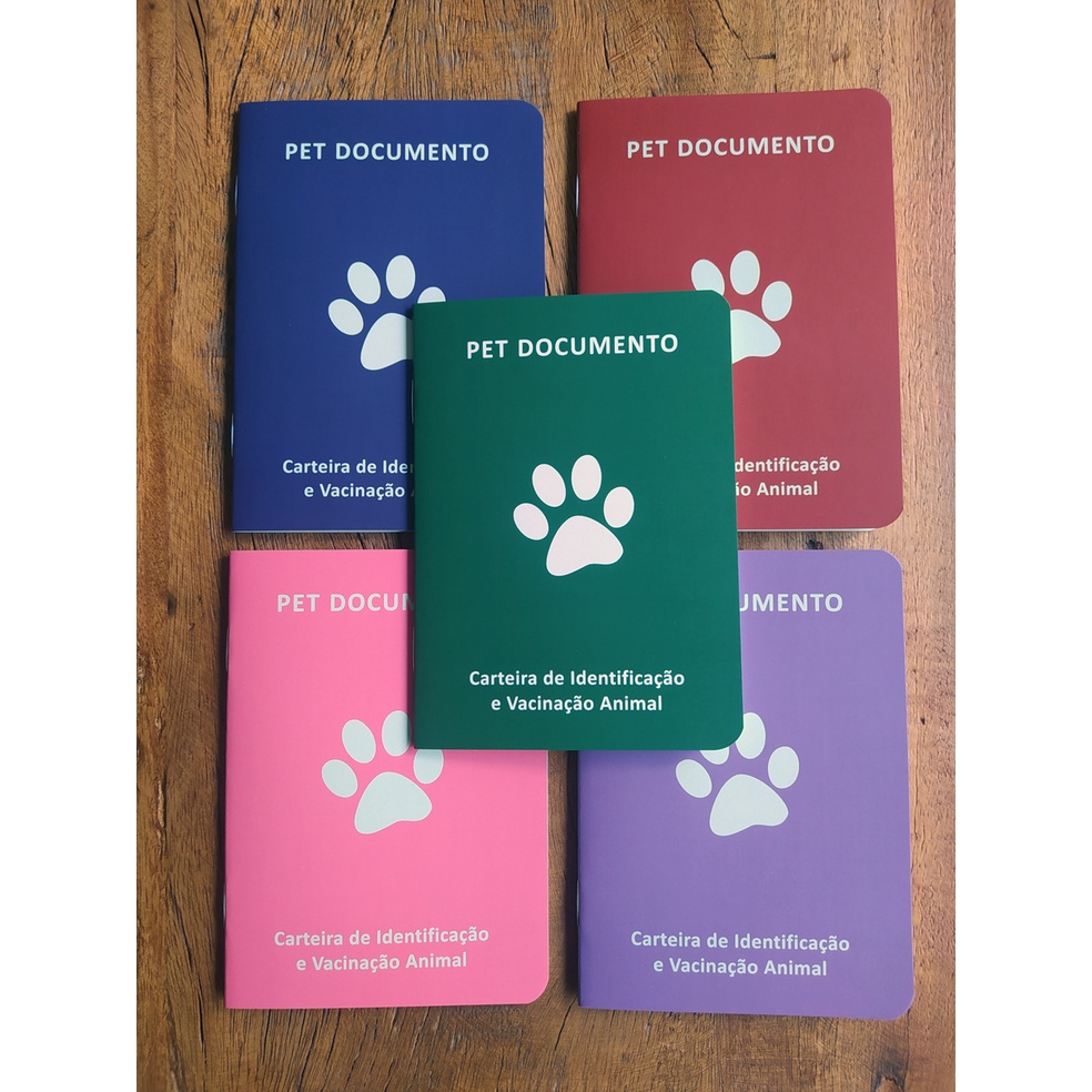 Carteira de Vacinação e Identidade PET DOCUMENTO | Shopee Brasil