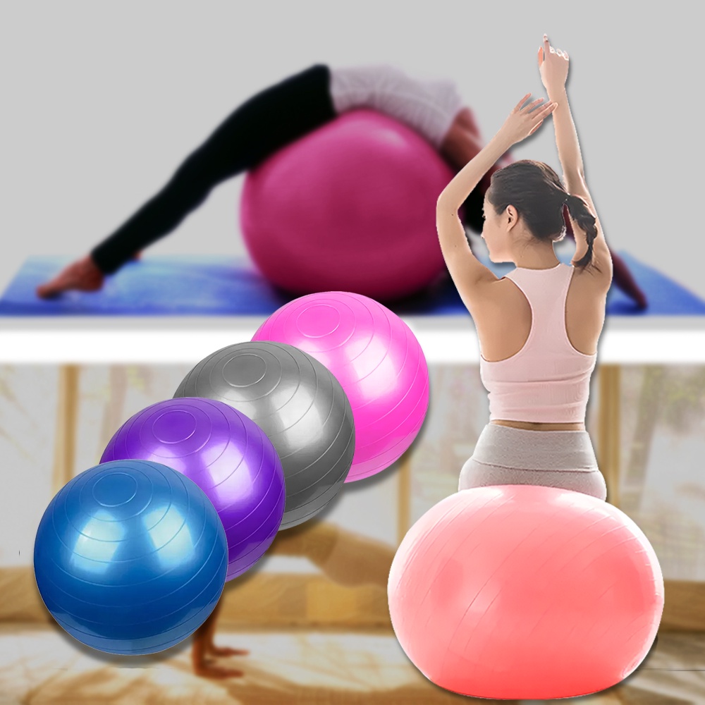 Bola Pilates Yoga Abdominal 55cm, 65cm e 75 cm Fitness Ginastica