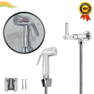 Ducha Higienica Intima Luxo Abs Cromado Com Acionamento 1/4 De Volta