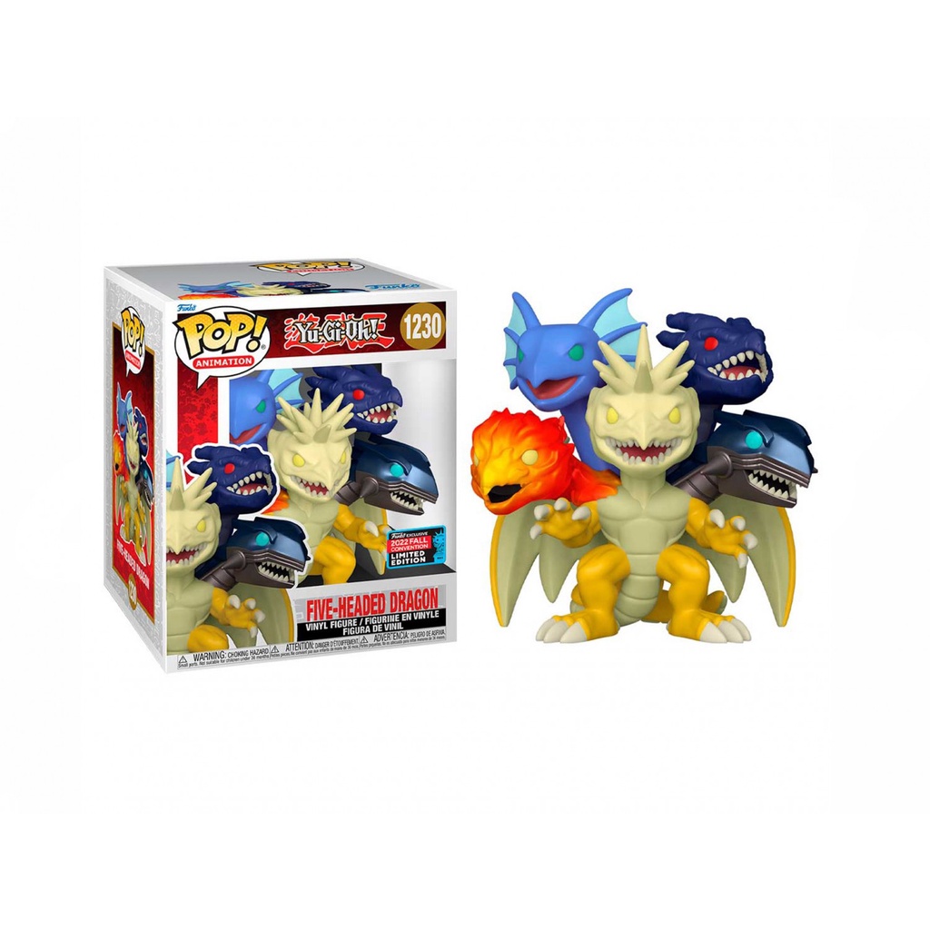 FUNKO POP YU-GI-OH 25TH - FIVE-HEADED DRAGON 1230 NOVO ORIGINAL