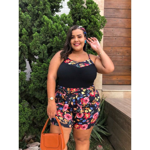 Conjunto Plus dize do 48 ao 54 Lindas estampas cores lindíssima Envio imediato