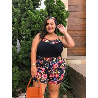 Conjunto Plus dize do 48 ao 54 Lindas estampas cores lindíssima Envio imediato
