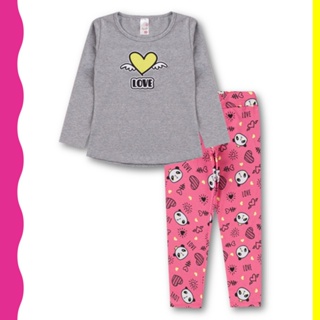 Kit 3 Legging Infantil Feminina Estampada Sem Flanela em Algodão  MalweeLegging E Calça De Moletom InfantilRoupas Infantis: Blusas, Camisetas  e mais