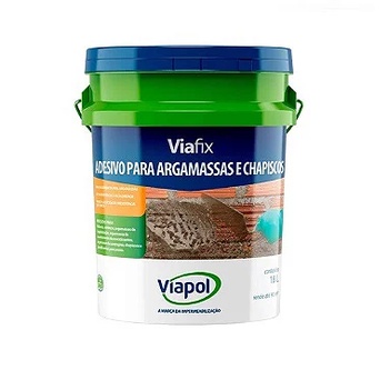 Aditivo Adesivo Para Chapisco E Argamassa Viafix Viapol (18 L) | Shopee ...