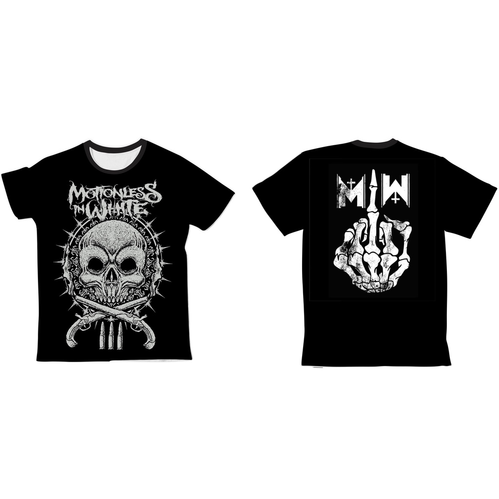 Camiseta Motionless in White Tecido Dry Fit Poliéster
