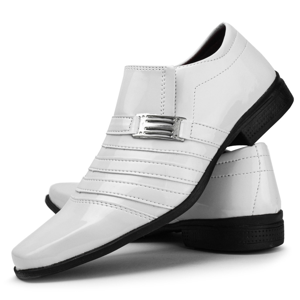 Sapato masculino branco store barato