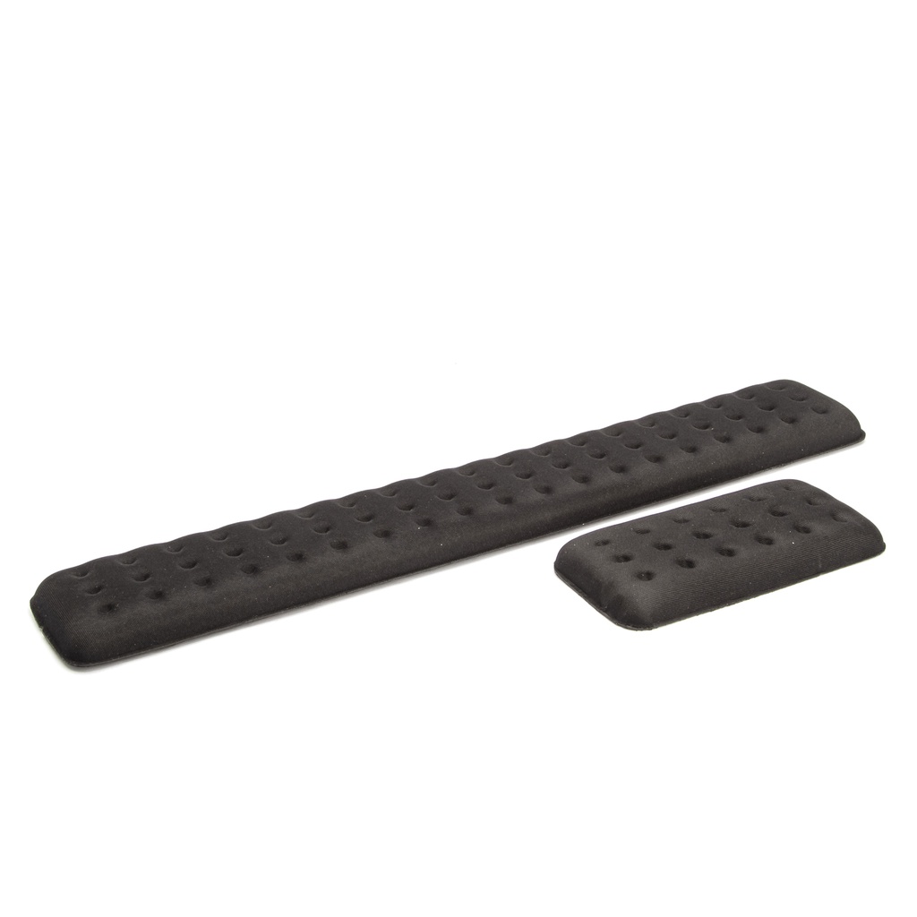 Apoio de pulso ergonômico antiderrapante para teclado e Mouse em tecido +EVA