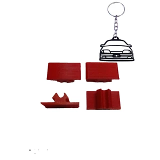 Trava Do Pino Da Porta Omega 93/98 Kit Com 4 Peças mais uma e um chaveiro personalizado