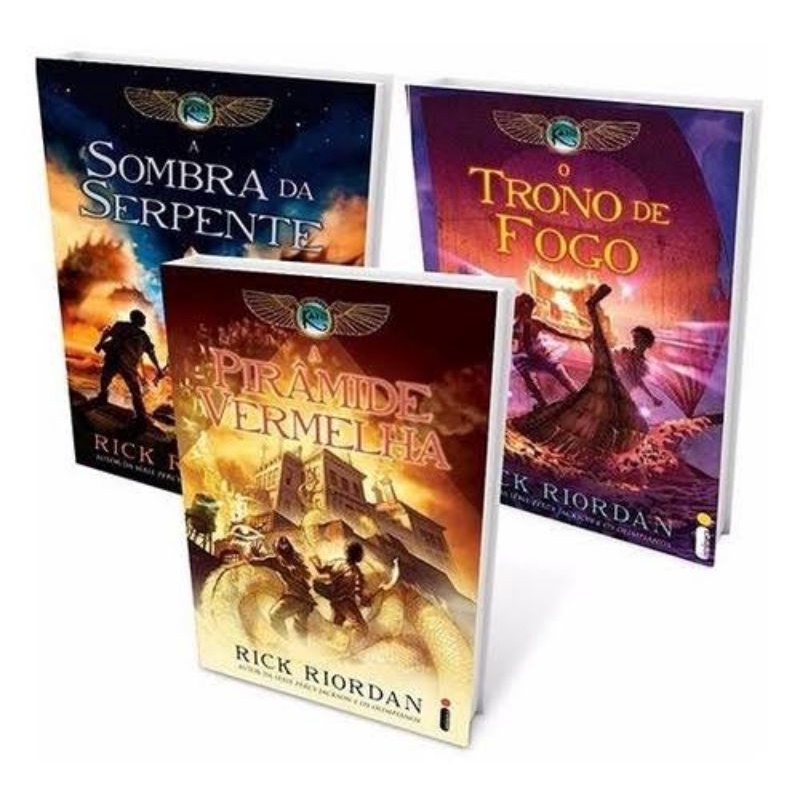 Trilogia As Crônicas Dos Kane Rick Riordan 3 Livros Shopee Brasil