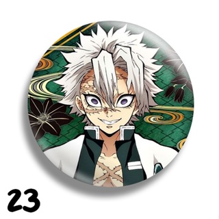 Bottom Kimetsu no Yaib: Demon Slayer Zenitsu Button 3,5 cm