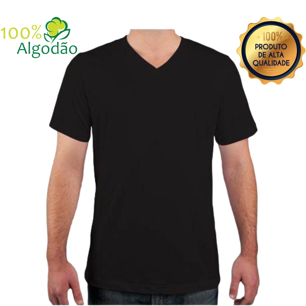 Modelo de store blusa gola v