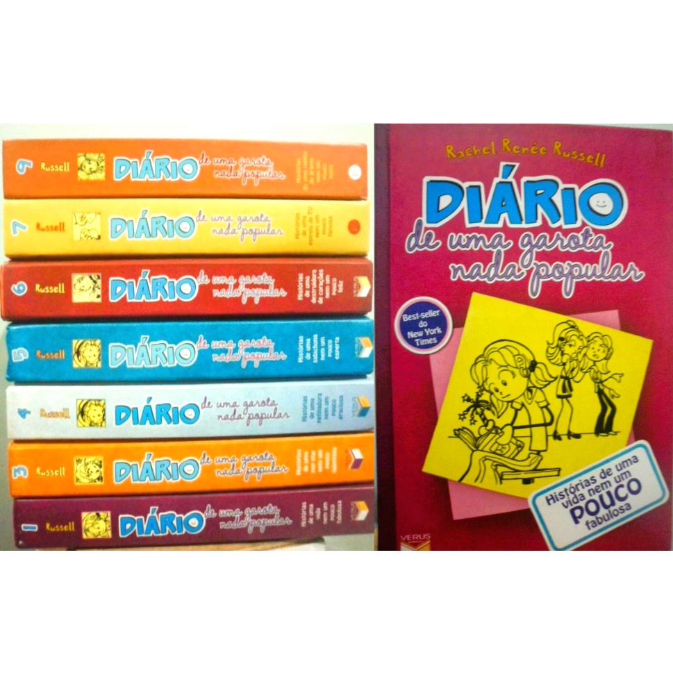 Livros Da Coleção Diário De Uma Garota Nada Popular Com Capa Dura - Vl ...