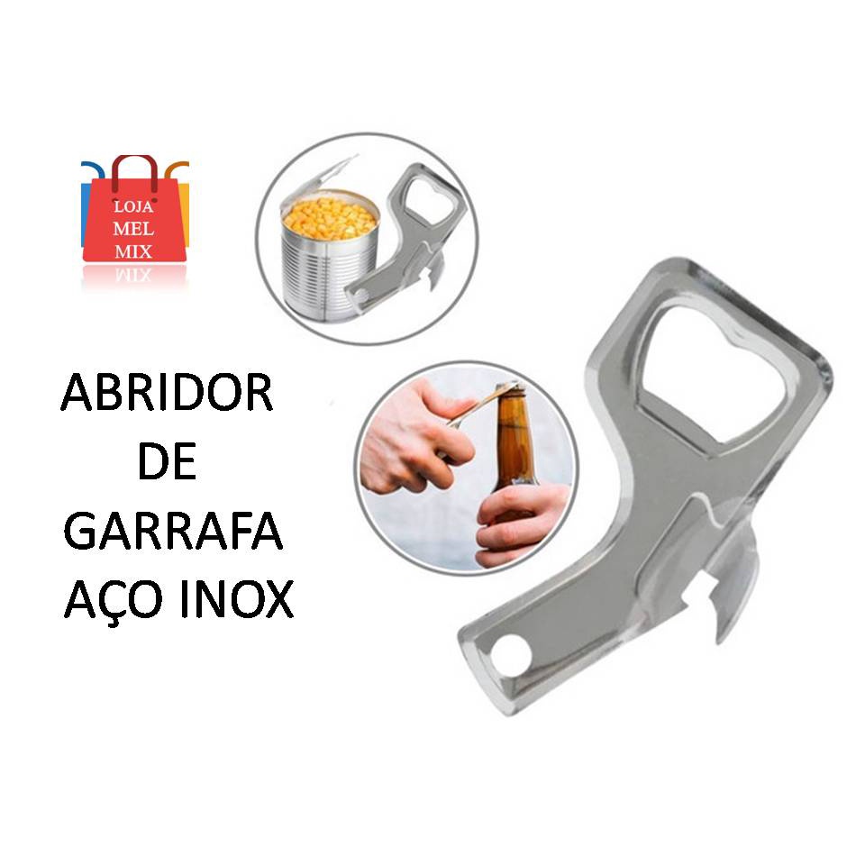 Abridor De Latas E Garrafas Inox