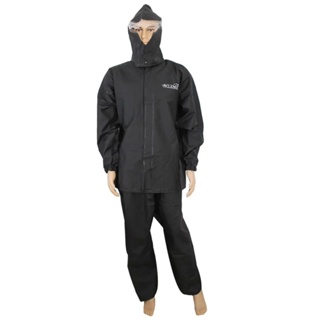 Capa de Chuva Conjunto Completo Para Motoqueiro Adulta Masculina Feminina com Capuz e Faixa de sinalizao
